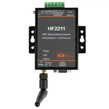 Wifi Серийный Сервер RS232 RS485 к RJ45 и wifi сервер wifi Конвертер RS232/RS485/Ethernet интерфейс DTU HF2211 для замены HF-H100