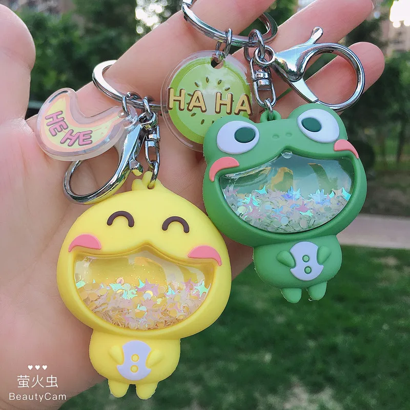 И сердечком для девочек Ins милые масла зыбучие пески большой рот с рисунками