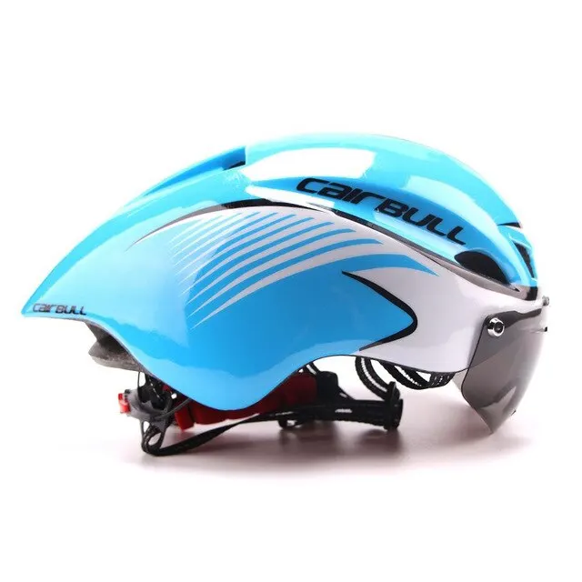 Велосипедный шлем TT Time Trial Aero дорожный гоночный велосипедный шлем Мужской в форме скоростной аэродинамический Триатлон MTB велосипедный шлем 3 объектива/комплект - Цвет: colour 1