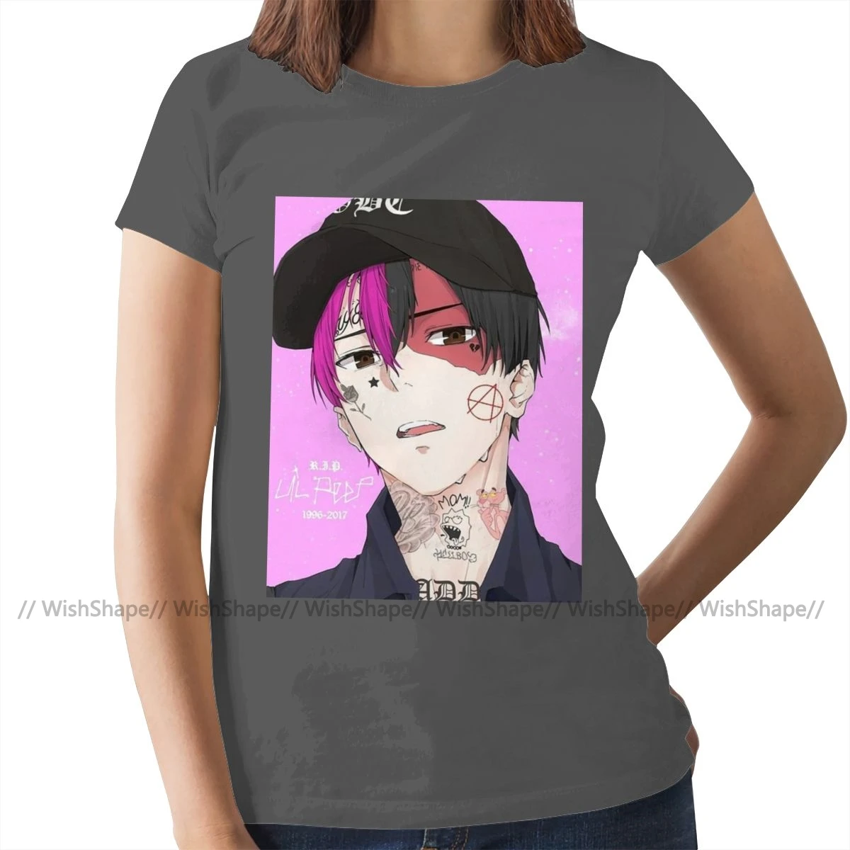 Футболка женская с коротким рукавом 100 хлопок принтом | Женская одежда