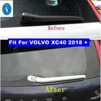 car rear wiper protection cover rear window wiper nozzle trim accessories decoration sticker for volvo xc40 2018 2022