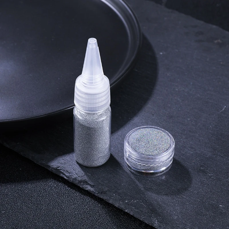 

Holographic Lasers Silvery Fine Glitter Epoxy Resin Shiny Silver Festival Sequin