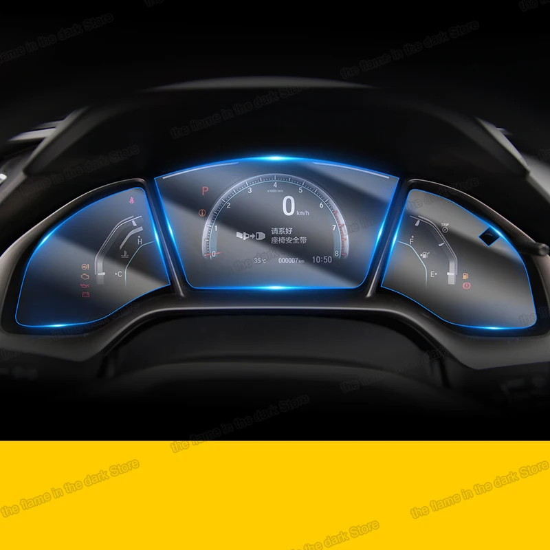 Прозрачный lcd приборной панели автомобиля Экран Защитная пленка с защитой от