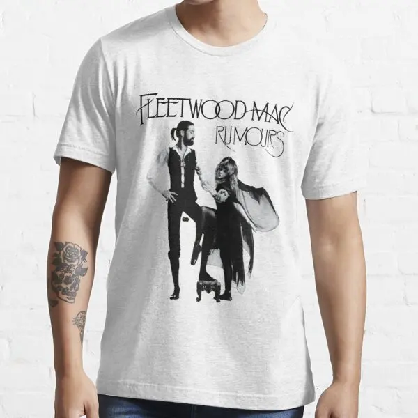 Yandie rumours fleetwood 2019 STRING 100% хлопок Летние мужские футболки крутая футболка рок хипстерская футболка футболки