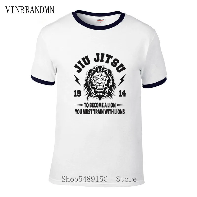 Бразильский джиу джитсу Король Лев боксерская Футболка из джерси Тигр Муай