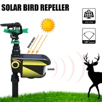 sprinkler solar bird repeller water deterrent sprinkler driver dogcat driver garden orchard bird repeller infrared sensor drive