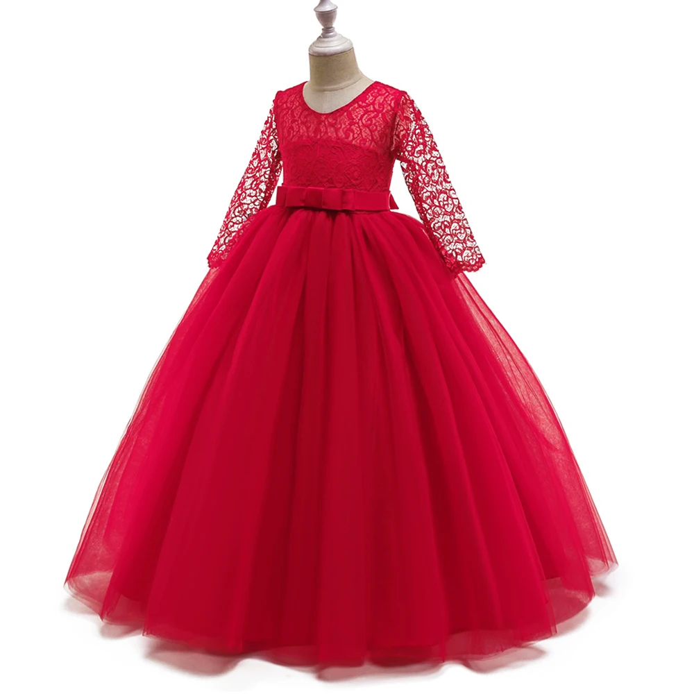Hot Selling Flower Girl Dresses For Weddings Vestidos De Primera Comunion Children First Communion Dress Girls Pageant Ball Gown |