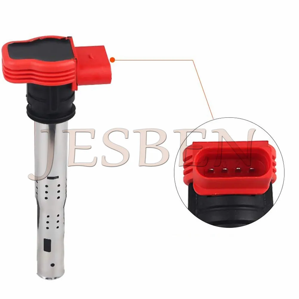 Катушка зажигания для VW Jetta Golf GTI GLI Passat Tiguan CC Touareg A3 A4 A5 A6 A7 A8 TT Q3 Q5 R8 06E905115E 07K905715F 4
