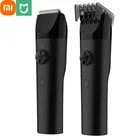 Электрические машинки для стрижки волос Xiaomi Mijia, водонепроницаемый триммер для тела, Мужская бритва, моющаяся керамическая головка для резки волос
