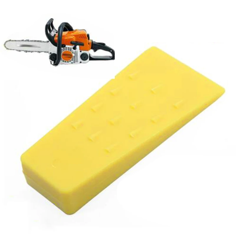 

Plastic Chainsaw Felling Wedge Home Replacement Assembly Yellow Outdoor Wedges