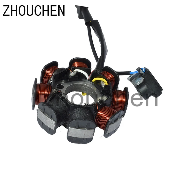 Мотоцикл 4 провода 8 полюсов полная волна для телефона GY6 50 139QMB магнитный статор