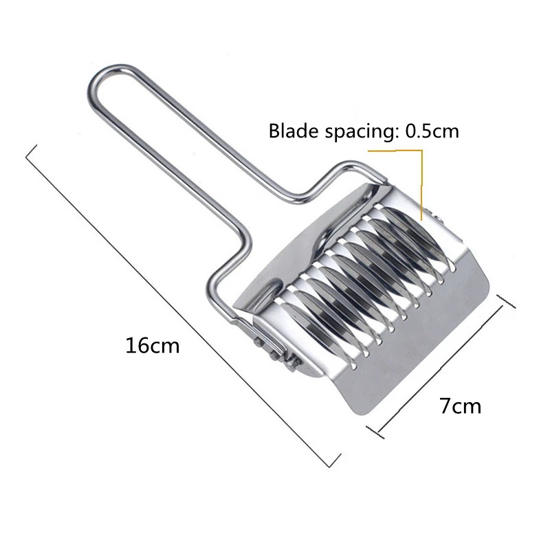 1Pc Manual Stainless Steel Spaghett Noodles Maker Knife Pressing Machine Dough Shallot Garlic Roller Cutter Kitchen Tools | Дом и сад