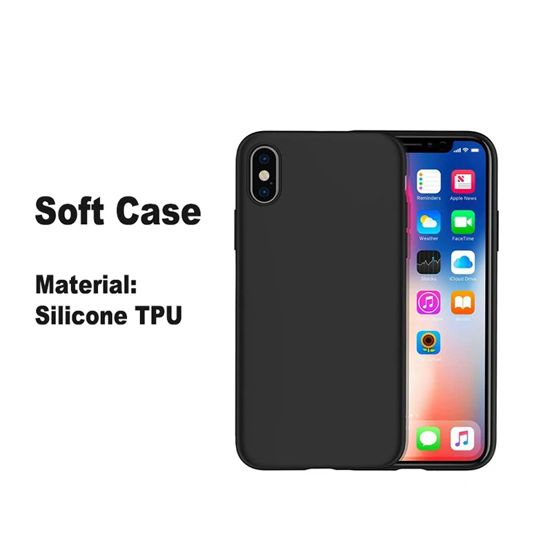 Мягкий Силиконовый ТПУ чехол для iPhone 11 Pro Max 5 5S SE 6 6S 6plus 7 8 plus X XR XS | Мобильные