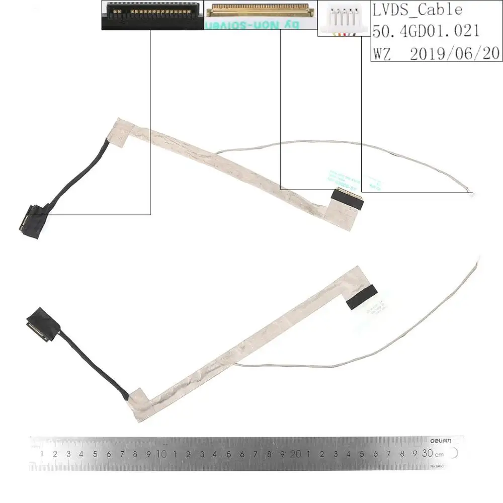 

New LCD LED Video Flex Cable For ACER Aspire 5740 5740G，OEM PN:50.4GD01.021 50.4GD01.001 50.4GD01.011