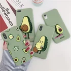 Мягкий чехол из ТПУ для Samsung S21 Ultra A52 A51 A50 A32 A31 A11 A10 S20 S8 Plus A40 A12 A20e A71 A72 S10 S10e, чехол для телефона с авокадо