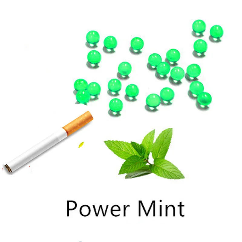 100 шт. бусины для сигарет с фруктовым вкусом держатель мятным аксессуары курения