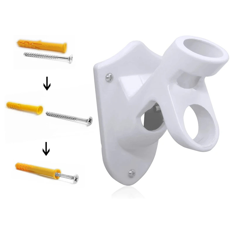 

Two-Position Flag Pole Holder Mounting Bracket with Hardware - Made of Aluminum alloy