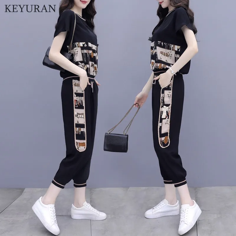 Женский спортивный костюм большого размера повседневная одежда женский