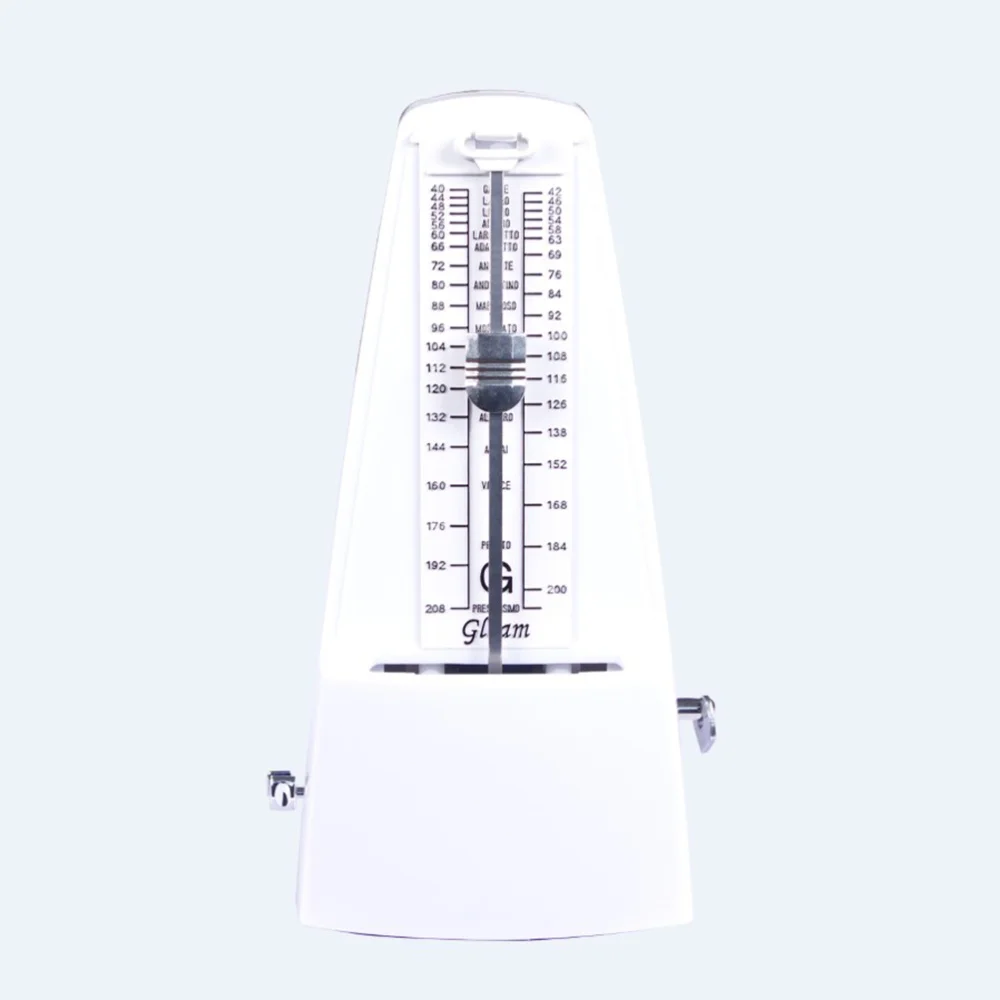 

Mechanical Metronome High Accuracy with Audible Click and Bell Ring (Black)