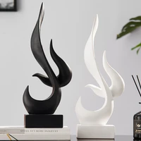 home decoration accessories for living room desk decoration abstract figurines home decor ceramic souvenirs figurines for home