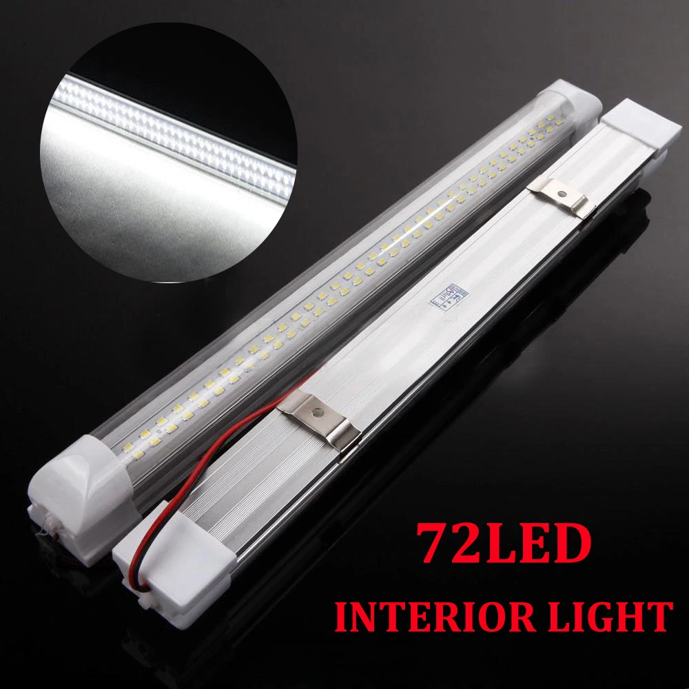 2x Автомобильный светодиодный светильник для чтения в помещении белый Ip45 500LM 6000K