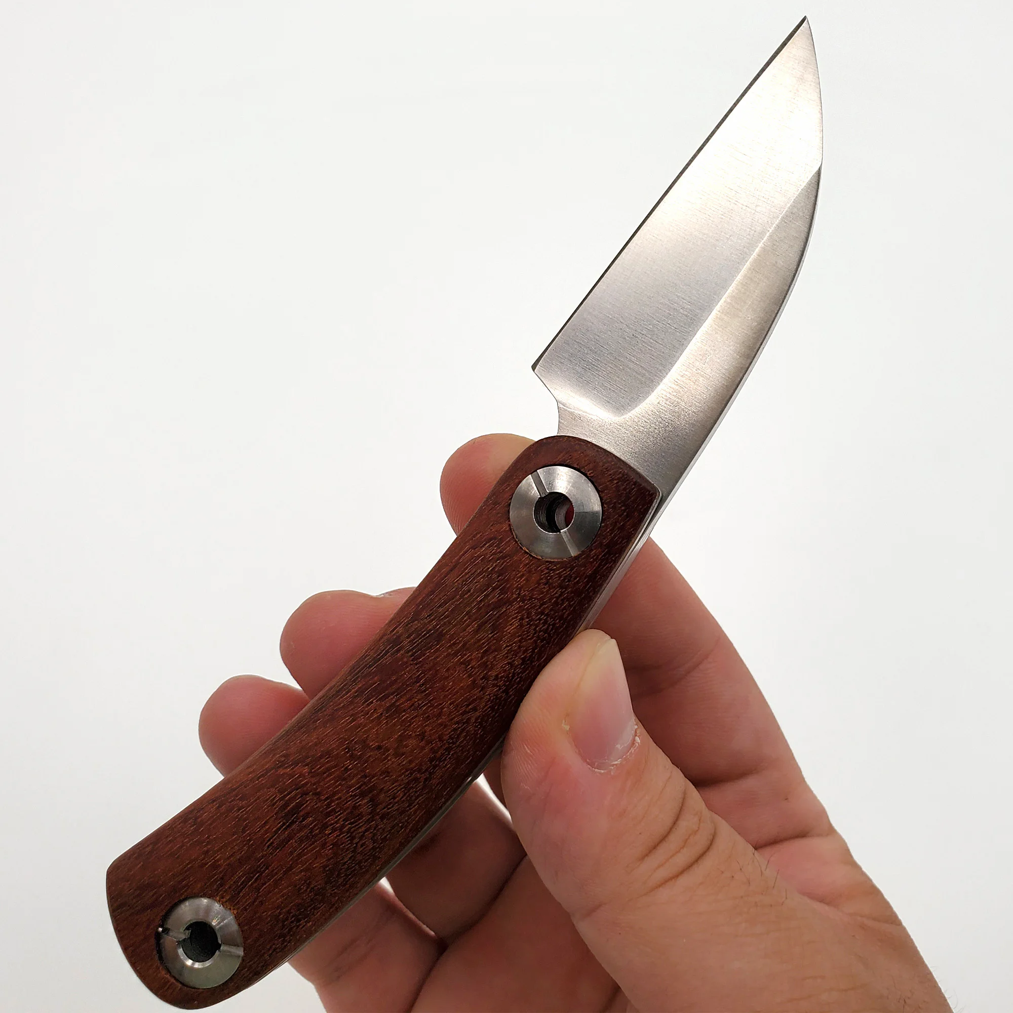 Карманный складной нож JSSQ лезвие D2 деревянная ручка мини бритва для