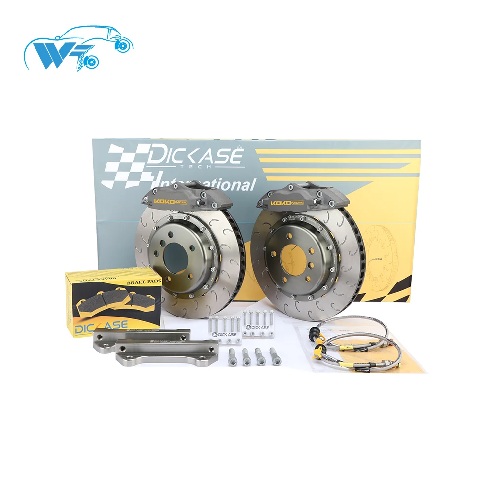 KOKO Racing 5040 4 горшок тормозной суппорт диски для mercedes w204 набор шланг|Тормозной и