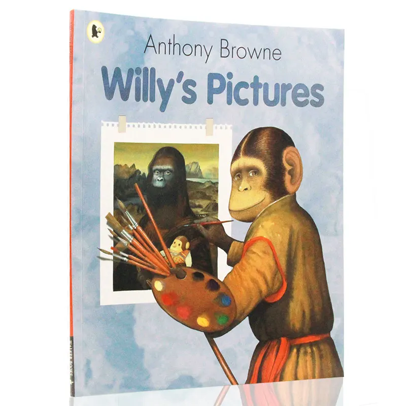

Willy's Pictures английская картинная книга Энтони Браун обучающие игрушки для детей Монтессори украшение для классной комнаты книга для чтения