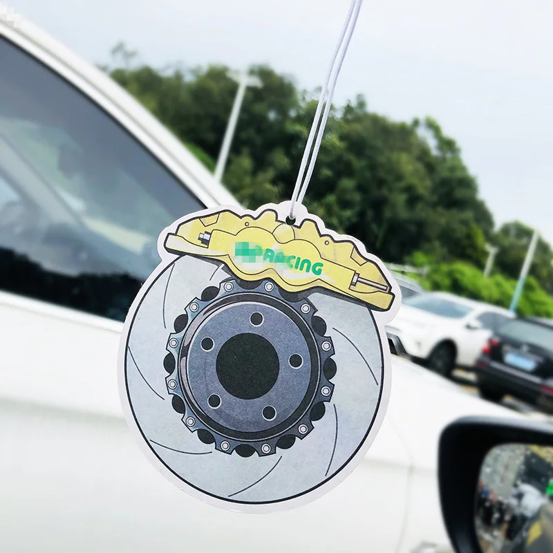 10 Strawberry JDM СТИЛЬ автомобиля заднего вида Mirrow Pendent освежитель воздуха твердый бумажный поршневой тормозной диск Nos турбоколесо обод амортизатор - Название цвета: 10 Strawberry