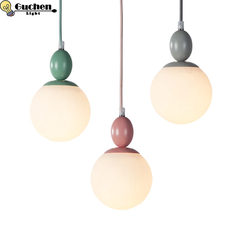 Скандинавский светодиодный подвесной светильник креативное освещение кухня для