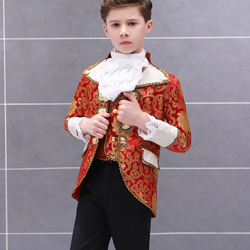 Костюм Принца и короля викторианского стиля формальный наряд для мальчиков