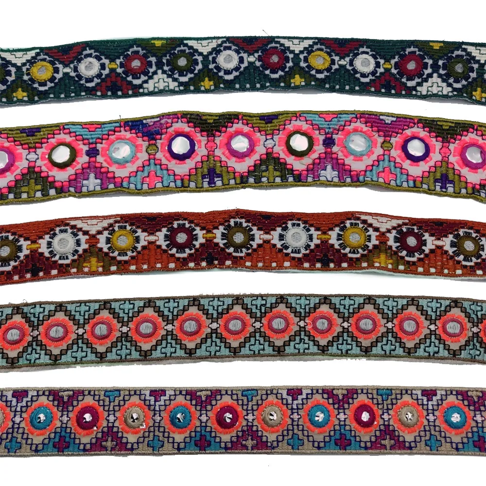 Лента с цветочной вышивкой Цветочная вышивка винтажная тесьма в стиле бохо