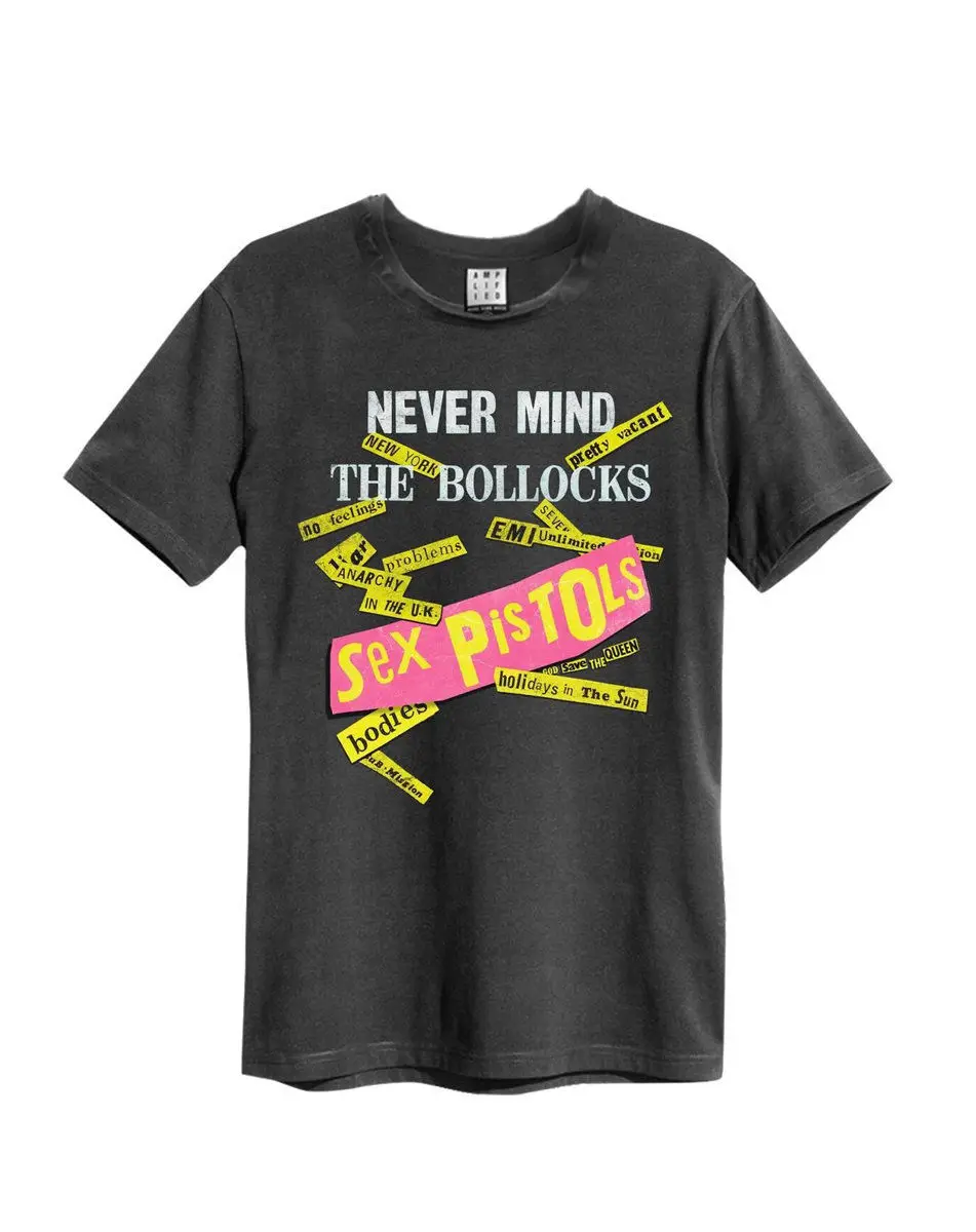 Усиленные секс-пистолеты-Never Mind The Bollocks-мужская темно-серая футболка