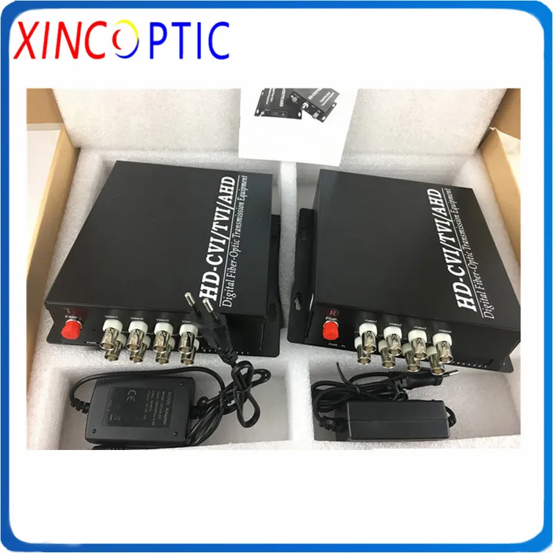 720P CCTV 8Ch AHD/TVI/CVI BNC к цифровому видеоконвертеру FC SM Simplex (одноволоконный) 20 км с 1CH