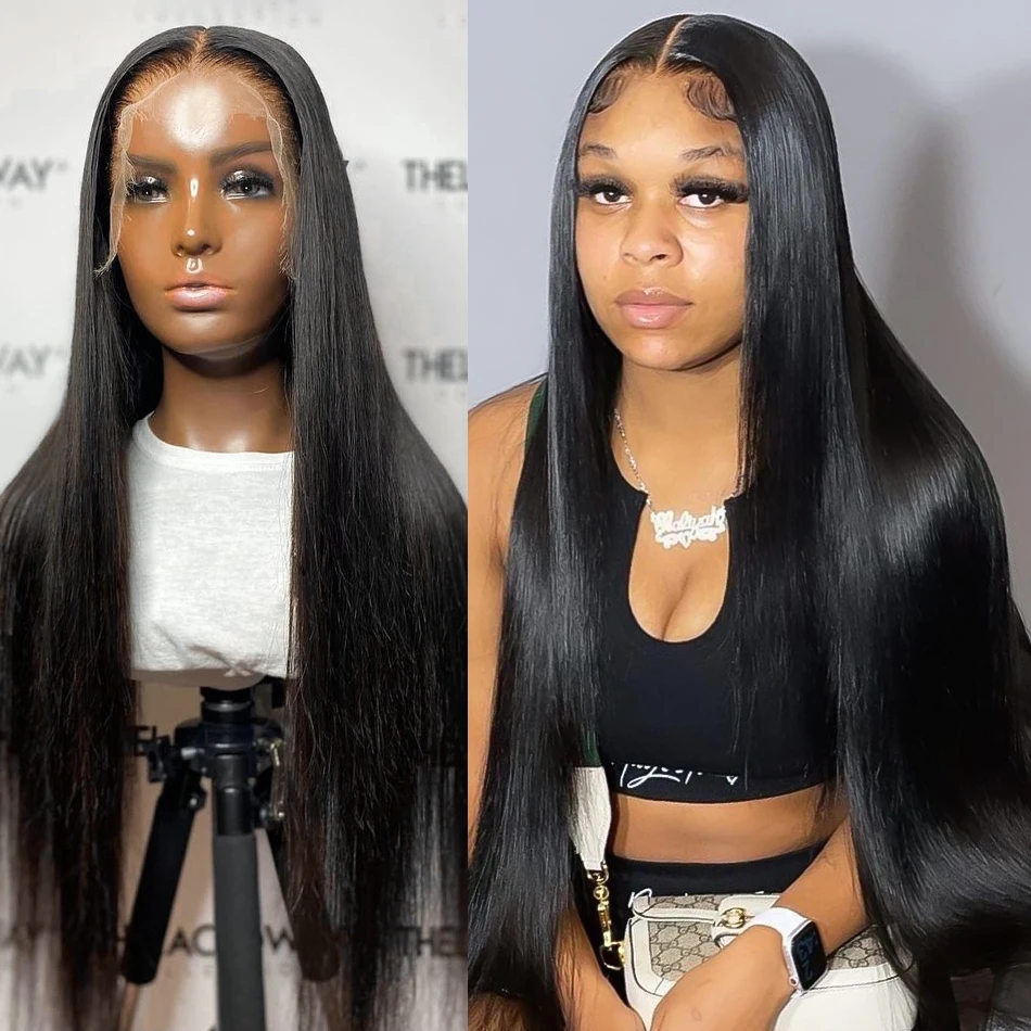 Парик из натуральных волос 30/40 дюймов 13x6 | Шиньоны и парики