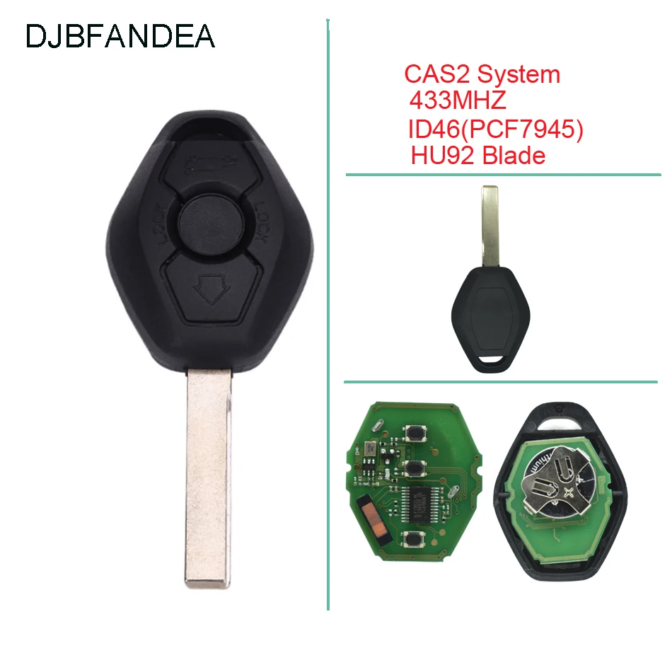 Пульт дистанционного управления DJBFANDEA для автомобильной сигнализации BMW CAS2 + System