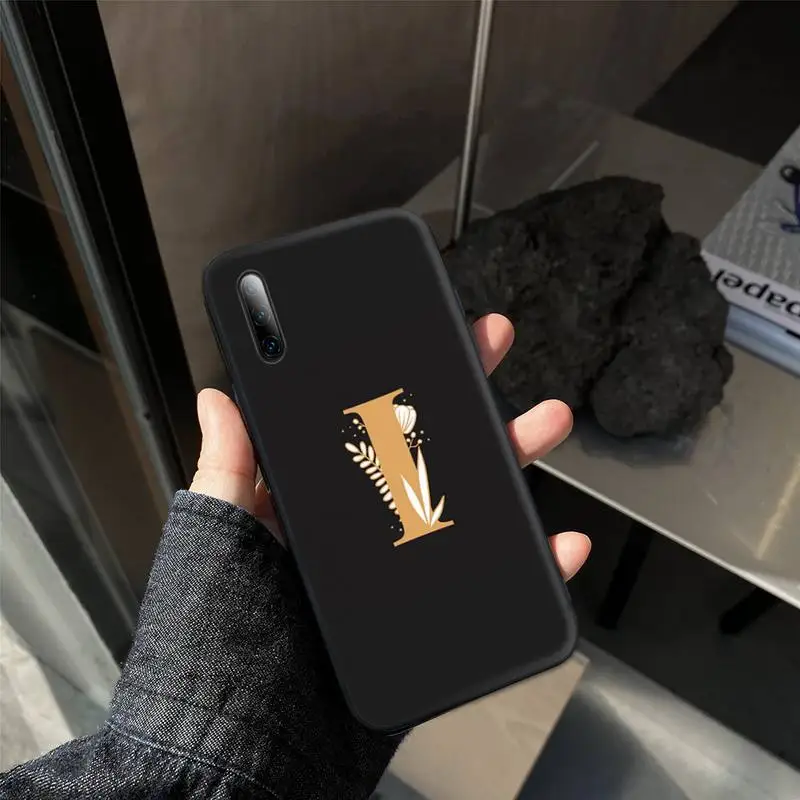 

Golden letters black Phone Cases for Samsung A01 A10S A20S A20 A20E A30S A31 A40 A50S A51 A70 A71 A80 Cover Fundas Coque