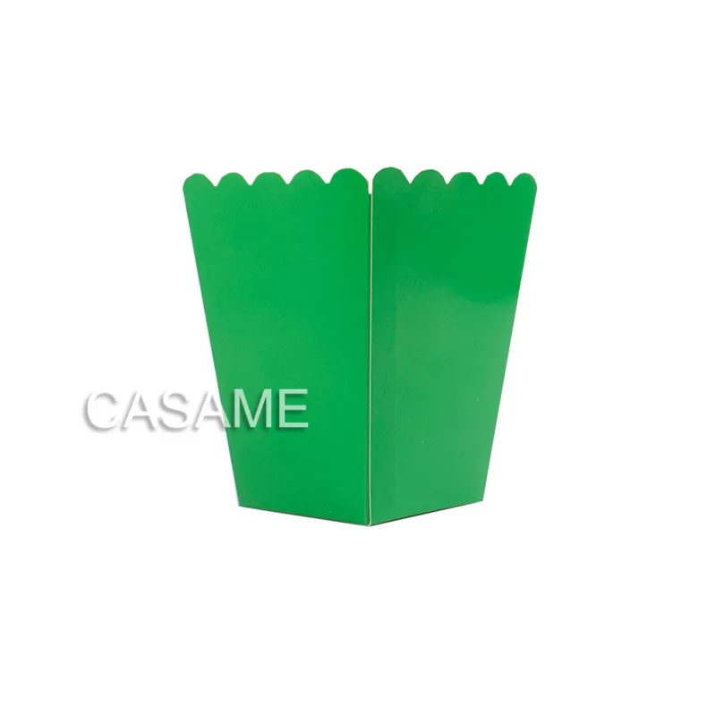 Бумажные коробки для конфет 12 шт. коробка попкорна чистая закуски ванночка еды