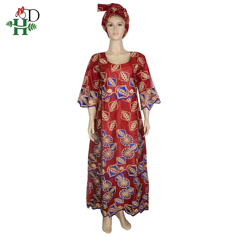 Африканские кружевные платья H &amp D для женщин традиционные африканские