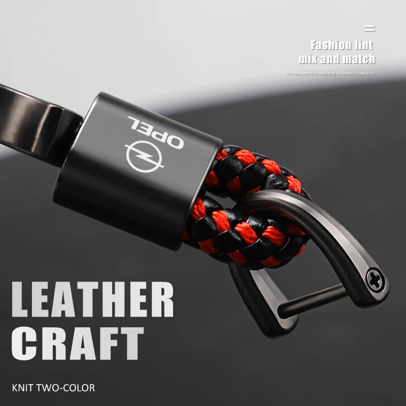 Новый автомобильный брелок из кожаного сплава качественный для Opel Astra Corsa Insignia