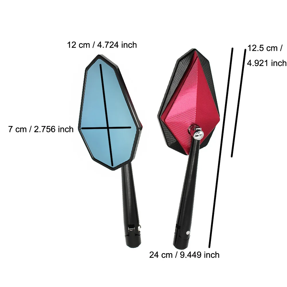 

Motorcycle Rearview Mirror Side Mirrors CNC Aluminum Adjusting For KAWASAKI Z125 Z400 Z650 Z750 Z750R Z800 Z900 Z900RS ER6N