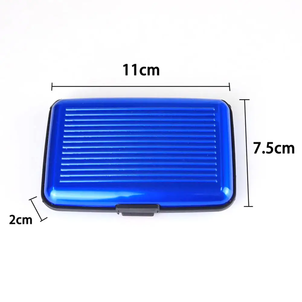 Алюминиевый сканирующий защитный держатель для карт блокирующий банковские