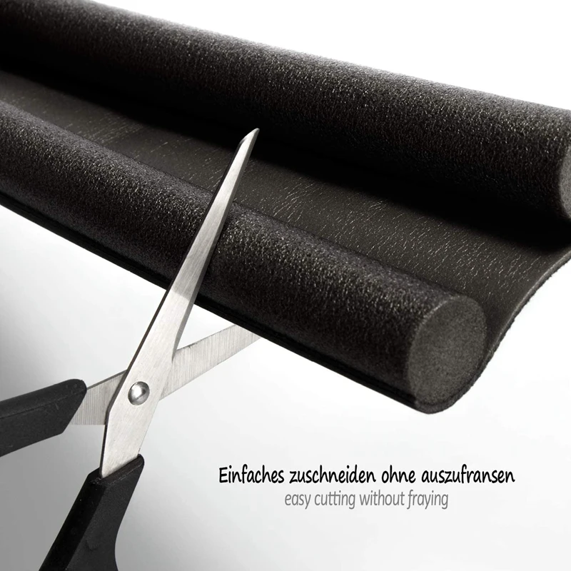 

Wall Stickers 3 Pcs Door Twin Draught Excluder Draft Dodger Energy Saving Insulating Cold Air Stopper 95 cm Soundproof