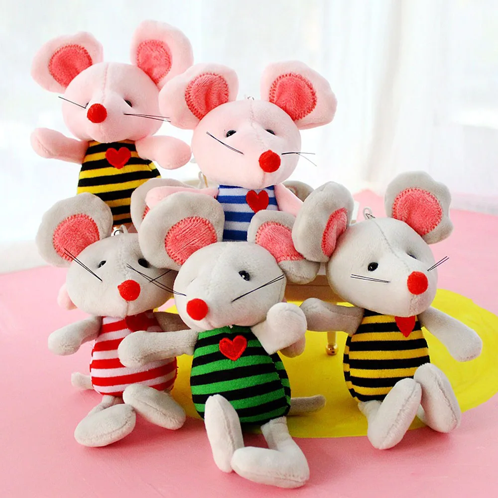 Сумка и Автомобильная подвеска брелок Вертикальная полосатая коричневая мышка