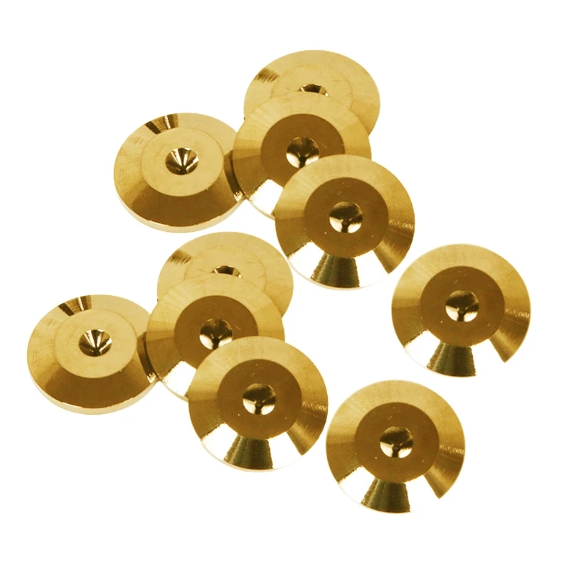 

8PCS Metal Shockproof Foot Spikes Pads Stands Mats for Speakers C D Players Turntable Amplifier DAC Recorder Feet Pad Un