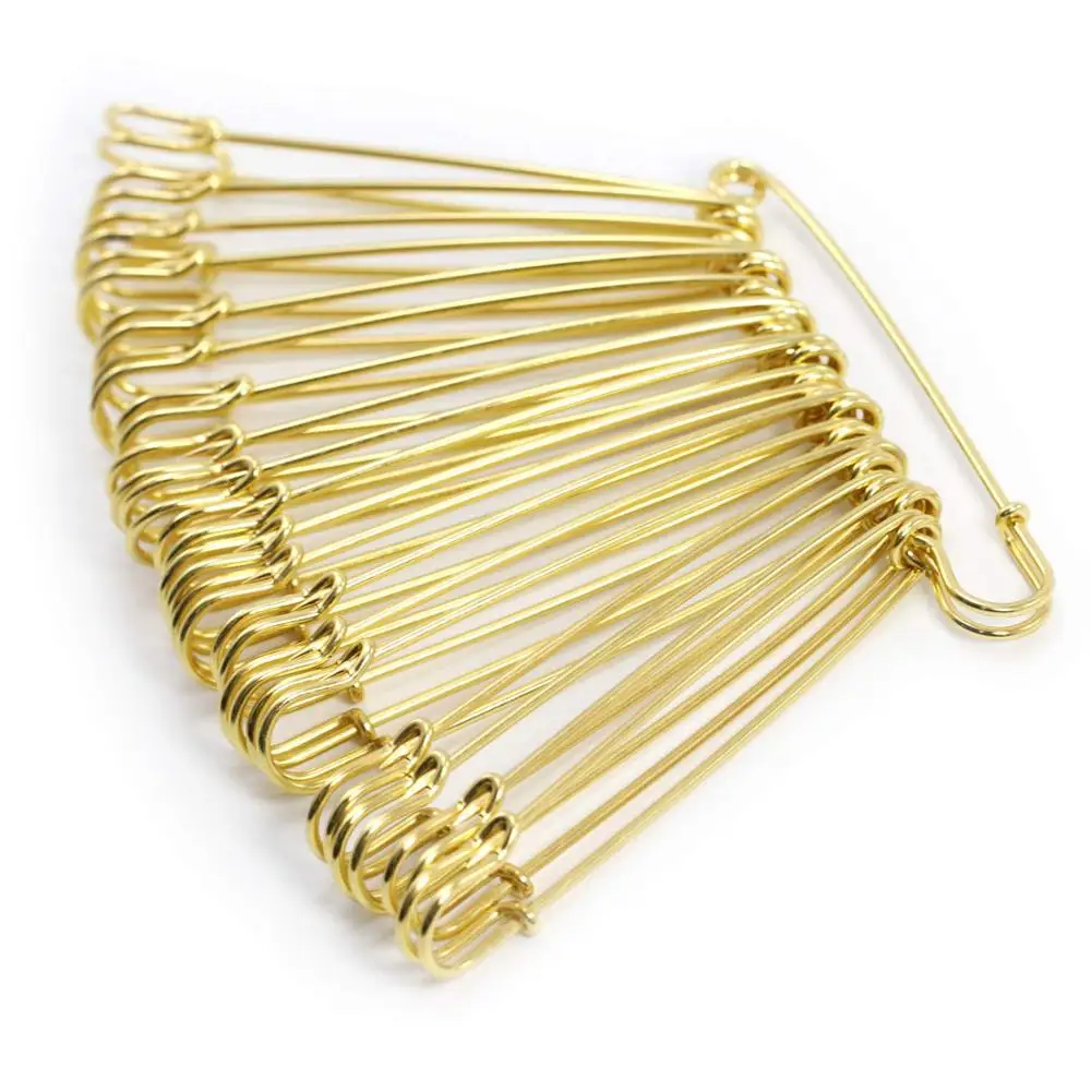 5 шт. Позолоченные защитные булавки очень большие прочные для изготовления