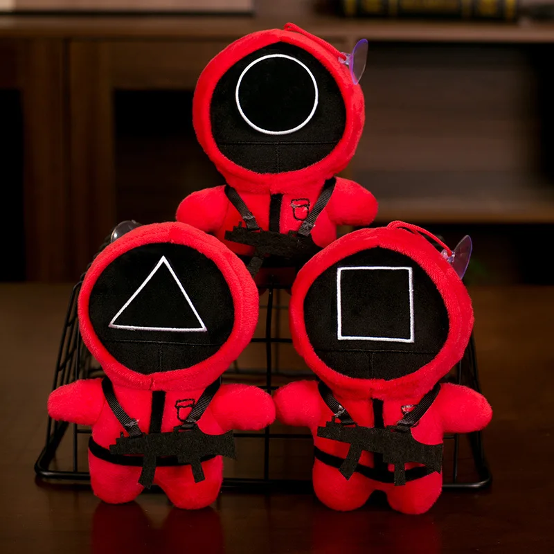 

23-40 см игра кальмар 30 см плюшевая игрушка кавайная плюшевая Аниме Фигурка плюшевые наполненные куклы корейские игры мультяшный персонаж иг...