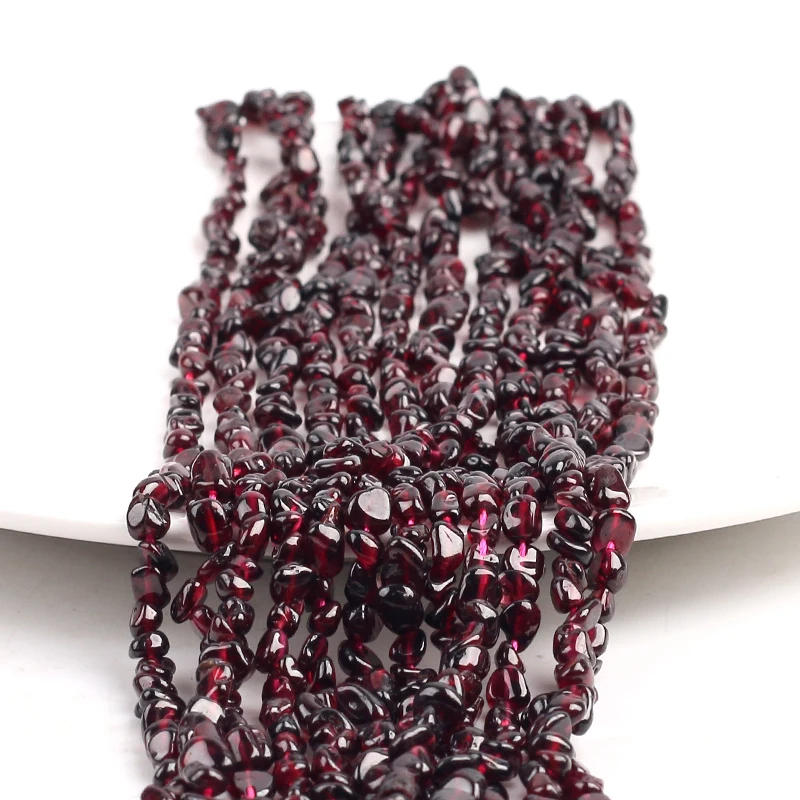 Бусины Из Натурального граната овальной формы 5 х8 мм | Украшения и аксессуары