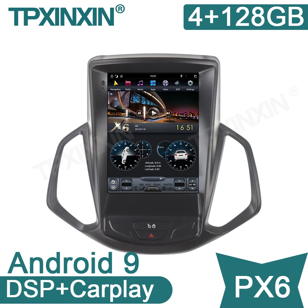 

Android 9.0 4+128G For Ford Ecosport 2013-2018 NAVI GPS Audio Radio Controlled Car Stereo Multimedia Player Unit