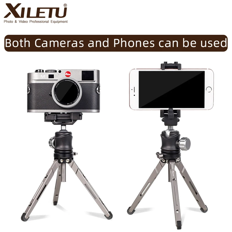 Настольный дорожный штатив XILETU XTS20 + BJ1 легкий портативный мини для смартфонов